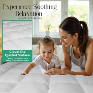 MightySoft Kingsize Mattress Topper – 10cm Thick Bed Comfort