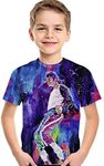 Children Boys Girls Cool 3D T-Shirts Michael Jackson Print MJ Tee Shirt