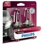 Philips H7 VisionPlus Bulb, Pack of 2 , White