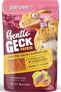 Gargeer 16oz Complete Crested Gecko Food Diet. Premium Ingredients Mix, Ready to Use Freshly Made Powder. Unique Superfood Formula, Developed & Made in The USA. Enjoy!
