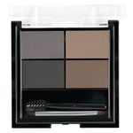 MARS 4 in 1 Eyebrow Powder Cake with Angled Eyebrow Brush and Spoolie | Long Lasting & Waterproof | (8g)