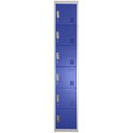 Panana Metal Storage Lockers Work Office Cupboard Lockable Filing Storage Unit School Staff Gym Changing Room Six Doors Dark Blue