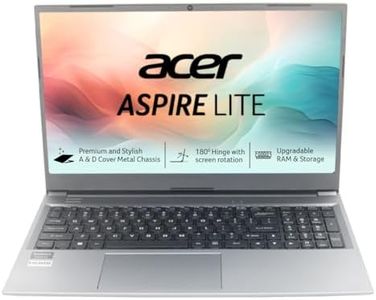 Acer Aspire Lite AMD Ryzen 3 5300U Premium Thin and Light Laptop (Windows 11 Home/16 GB RAM/512 GB SSD) AL15-41 with 39.62 cm (15.6") Full HD Display, Metal Body, Steel Gray, 1.6 KG