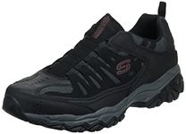 Skechers mens After Burn M. Fit- Wonted Sneakers, BLACK/CHARCOAL, 9.5 X-Wide US