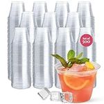 Prestee 500 Clear Plastic Cups - 9 oz Cocktail Cups, Party Supplies, Plastic Cocktail Glasses, Disposable Drinkware, Durable Plastic Drinkware, Bulk 500 Plastic Cups for Parties and Events