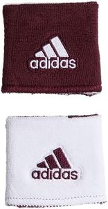 adidas Interval Reversible Wristband, Maroon/White White/Maroon, One Size