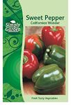 Simply Garden Sweet Pepper Californian Wonder Fresh Vegetable Fruit Seeds Grow Your Own Garden