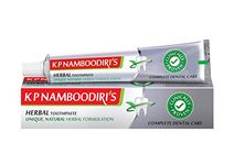 K.P. NAMBOODIRI S Herbal Toothpaste 150g -(Strong Teeth, Healthy gum, Fights plaque formation, Fights tooth decay, Reduces bad breath, Fights tooth ache) Pack of 2