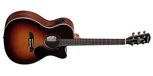 Alvarez Regent Series RF26CESB OM/Folk Cutaway Acoustic Electric Guitar with Deluxe Gig Bag, Sunburst