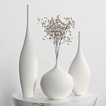 Relexome White Ceramic Vase Modern 