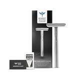 Safety Razor + 10 Feather Blades Combo by Bombay Shaving Company