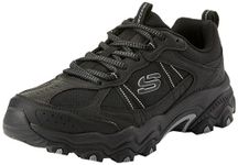 Skechers Men's Stamina at Trekking Low Cut, Black Synthetic/Mesh/Trim, 8 UK