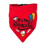 That Dog In Tuxedo Christmas Dog Bandana - Santa's Little Helper (Green, S)