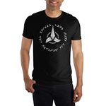 Bioworld Star Trek Klingon Logo Mens Black T-Shirt (Medium)