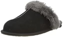 UGG Women's Scuffette Ii Slipper, Black Grey, 6 UK