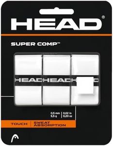 Head Super Comp Racquet Overgrip - Tennis Racket Grip Tape - Blue 3-Pack