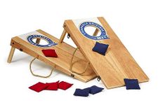 BEX Bean Bag Toss Game - Cornhole | 61x30x7cm | Lightweight & Portable | Perfect for Beach & Garden | Family-Friendly Outdoor Target Practice | Family Sports Day