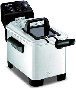 Tefal Deep Fryer Easy Pro, Stainless Steel, 3L capacity, 1.2kg, 4 Portions, 2100W, Semi Pro, Kitchen Fryer, FR333040, Silver