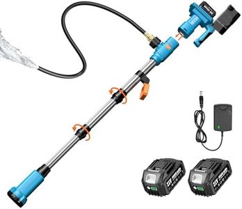 SEESII Cordless Stick Water Transfer Pump, with 2×4000mAh Batteries&Charger, Detachable Battery Pod, 740GPH 21V Portable Water Pump for Garden/Bilge/Boat/Well/Rain Barrels/Basement