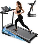 Treadmill with Incline for Home, JAGJOG 15% Auto Incline Treadmills with Handrail 300 lbs Capacity, 3.0 HP Quiet Foldable Treadmill with 12 HIIT Programs, LED Display, Touch Control
