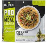 READYWISE - Outdoor Pro Adventure Meal, Pork Chili Verde, 2 Servings, 1 Pouch, 710 Calories, 35 Grams Protein, MRE, Gluten-Free, Premium, Freeze Dried Food for, Camping, Hiking, and Backpacking