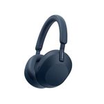 Sony WH-1000XM5 Noise Cancelling Wireless Over-Ear Headphones, Bluetooth, Clear Call Quality, Hi-Res, Up to 30hr Battery Life, Quick Charge, Alexa & Google Assistant, iOS & Android - Midnight Blue