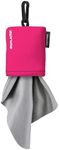 SPUDZ Classic | Microfiber Cloth Screen Cleaner and Lens Cleaner | Open Bottom | Hot Pink | 10 x 10 Inches