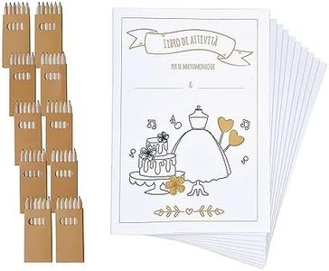 10 Libri di attività da colorare per bambini per matrimoni, Regali per gli invitati