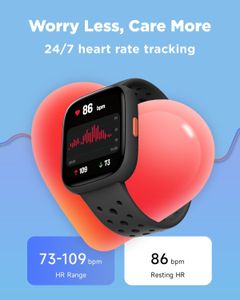 BIGGERFIVE Kids Smart Watch – Black