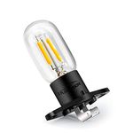 Ruiandsion Microwave Bulb Z187 Base 240V 2A 25W LED Microwave Lamp Bulb for Universal Microwave Pear Oven Lamp, Yellow