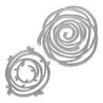 Metal Bird's Nest Cutting Dies, Circle Bird Nest Frame Die Cuts Embossing Stencils Template Mould for Card Scrapbooking and DIY Craft Album Paper Card Decor