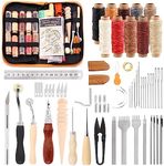 Glarks 46Pcs Leather Working Tools 