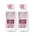 bath and body works a thousand wishes super smooth body lotion sets gift for women 8 oz -2 pack (a thousand wishes)