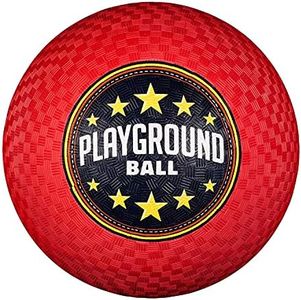 Franklin Sports Playground Balls - Rubber Kickballs and Playground Balls For Kids - Great for Dodgeball, Kickball, and Schoolyard Games – 8.5” Diameter, Red Pack of 1