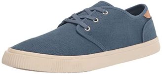 TOMS Men's Carlo Sneaker, Ocean Blue, 10 UK