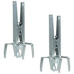 Woodside 2 Pack of Heavy Duty Mole Claw Scissor Traps Fast Humane Kill