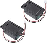 Acxico 2Pcs 9V Battery Box Holder Case Cover Holders Active Guitar Bass Pickup Accessories