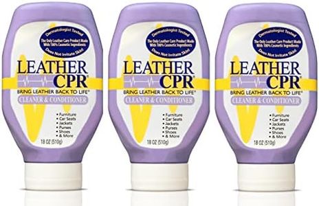 Leather CPR | 2-in-1 Leather Cleaner & Leather Conditioner (18oz) 3-Pack | Cleans, Restores, Conditions, Protects Furniture, Car Seats, Purses, Shoes, Boots, Saddles/Tack, Jackets