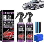 3 in 1 Multi-Functional Fast Dry Coating Spray, Car Coating Agent, High Protection Quick Drying Car Coating, Plastic Parts Refurbish Coating (2 Bottles)