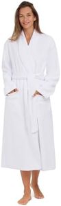 Plush Lined Microfiber Bath Robe for Women or Men - Super Soft, Durable Luxury Spa, Resort & Hotel Bathrobe, Generously Sized (Unisex) by Monarch / Cypress