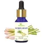 Homeda Lemongrass Essential Oil for Diffuser (30 ml), Room Freshener, Home Fragrance, Lemon Grass Oil for Hair Growth, Skin, Face, Mosquitoes - 100% Pure, Fresh & Premium Aroma Oil