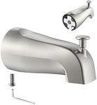 Gold Hao The Bathroom Universal Slip-On Tub Spout with Diverter - 5" Bath Tub Faucet with Diverter, Easy to Install & Save Water Leaks in Minutes, Fit 5/8" Copper Pipe