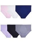 Fruit of the Loom Women's Fit for Me Plus Size Underwear, Designed to Fit Your Curves, Brief - Flexible Fit - Assorted, 11 Plus