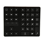 ASHATA Mini KeyDial 35 Keys Wireless Express Key Shortcut Keyboard for Graphics Drawing Video Photo Editing Controller, One Handed Drawing Keyboard for IOS, Tablet PC Laptop