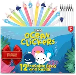 BUNMO Erasable Cute Pens | 12 Fun K