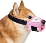 Eirpoot Dog Muzzle, Soft Nylon Flor