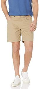 Amazon Essentials Men's Slim-Fit 7" Inseam Stretch 5-Pocket Short, Khaki Brown, 38