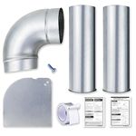 Joogto 3911EZ9131X Genuine Dryer Venting Kit Compatible with GE LG Kenmore Sears, Replaces WE25X10015 1032658 383EEL9001 1266802 1032658 AH3575086 EA3575086 AP4438852 PS2438605 EAP2438605 AP5672784