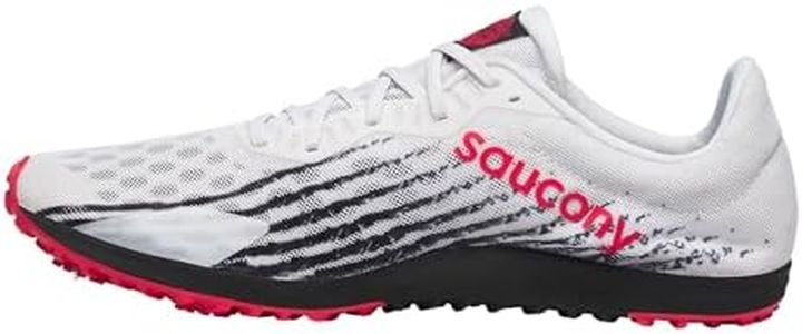 Saucony Men's Kilkenny XC9 Spike Sneaker, White/Black, 10.5