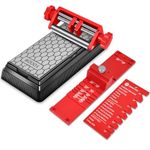 Chisel Sharpening Kit with Diamond Sharpening Stone, Chisel Sharpener, Chisel Honing Guide for Chisels and Planes Width 0.1" to 2.8" with Sharpening Angle Fixture, Angle Gauge from 10° to 45°